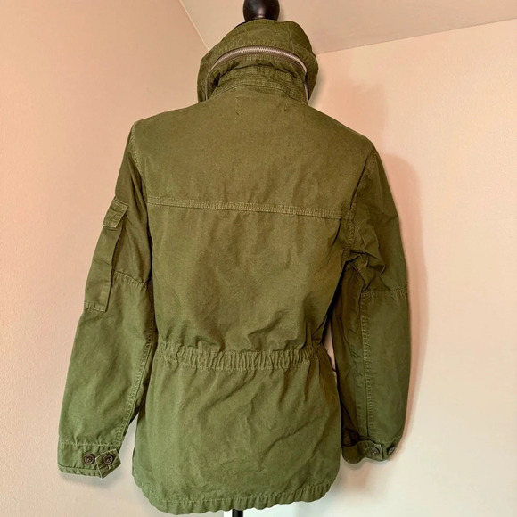 J.Crew women’s field mechanic utility jacket size small in Hillside Green‎ - Picture 3 of 8